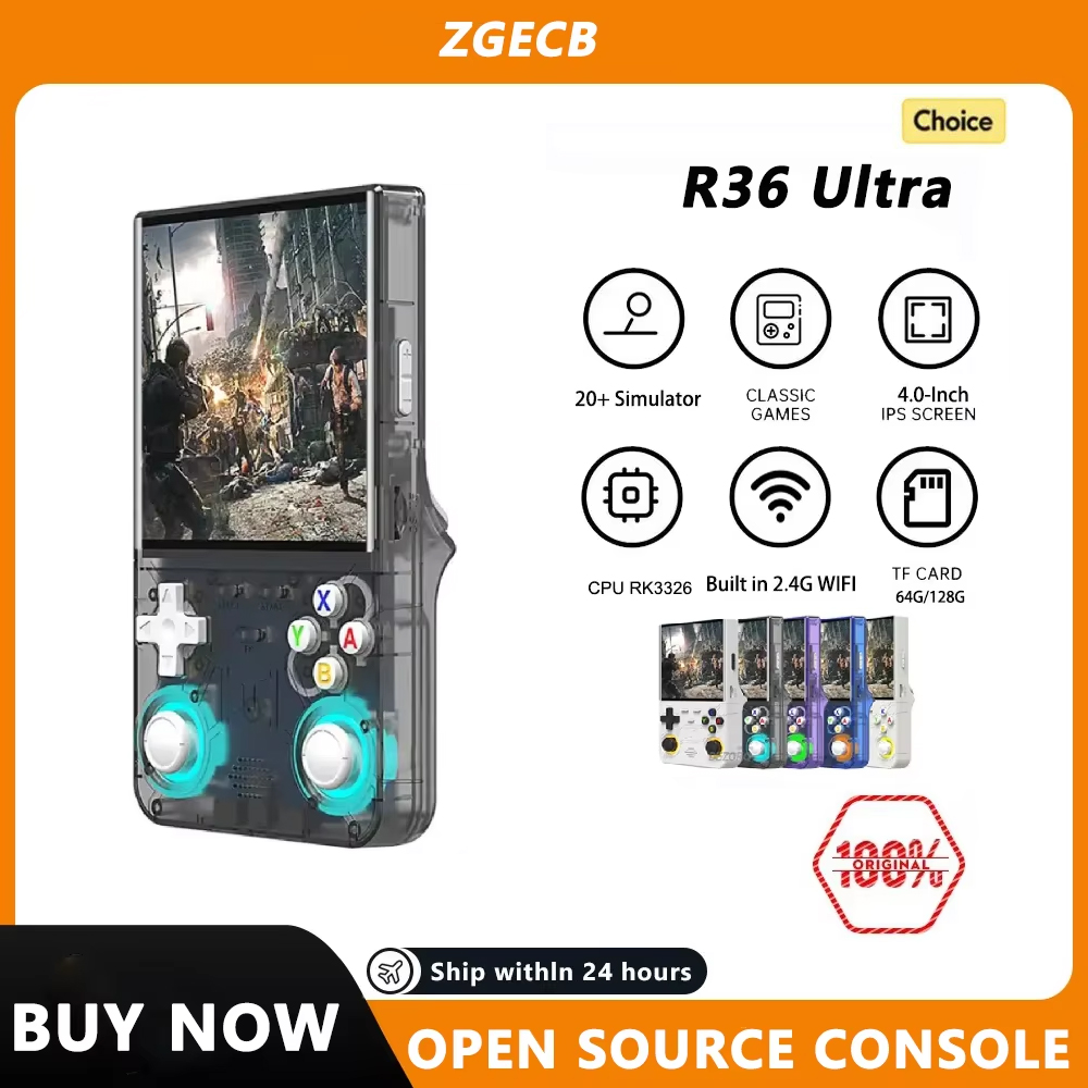 Retro Handheld Game Console R36S - FLLAPT R36Ultra Ретро портативная игровая консоль
