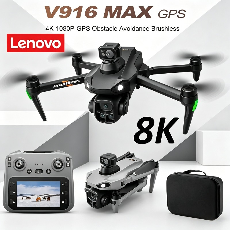 Профессиональный дрон Lenovo V – обзор и цена Fpv Brushless Rc Drone 4K