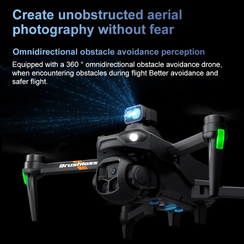 Профессиональный дрон Lenovo V – обзор и цена Fpv Brushless Rc Drone 4K